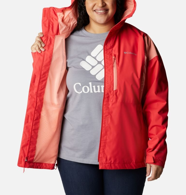 Women's Columbia Hikebound Jackets Red | Plus Size CA-H4685